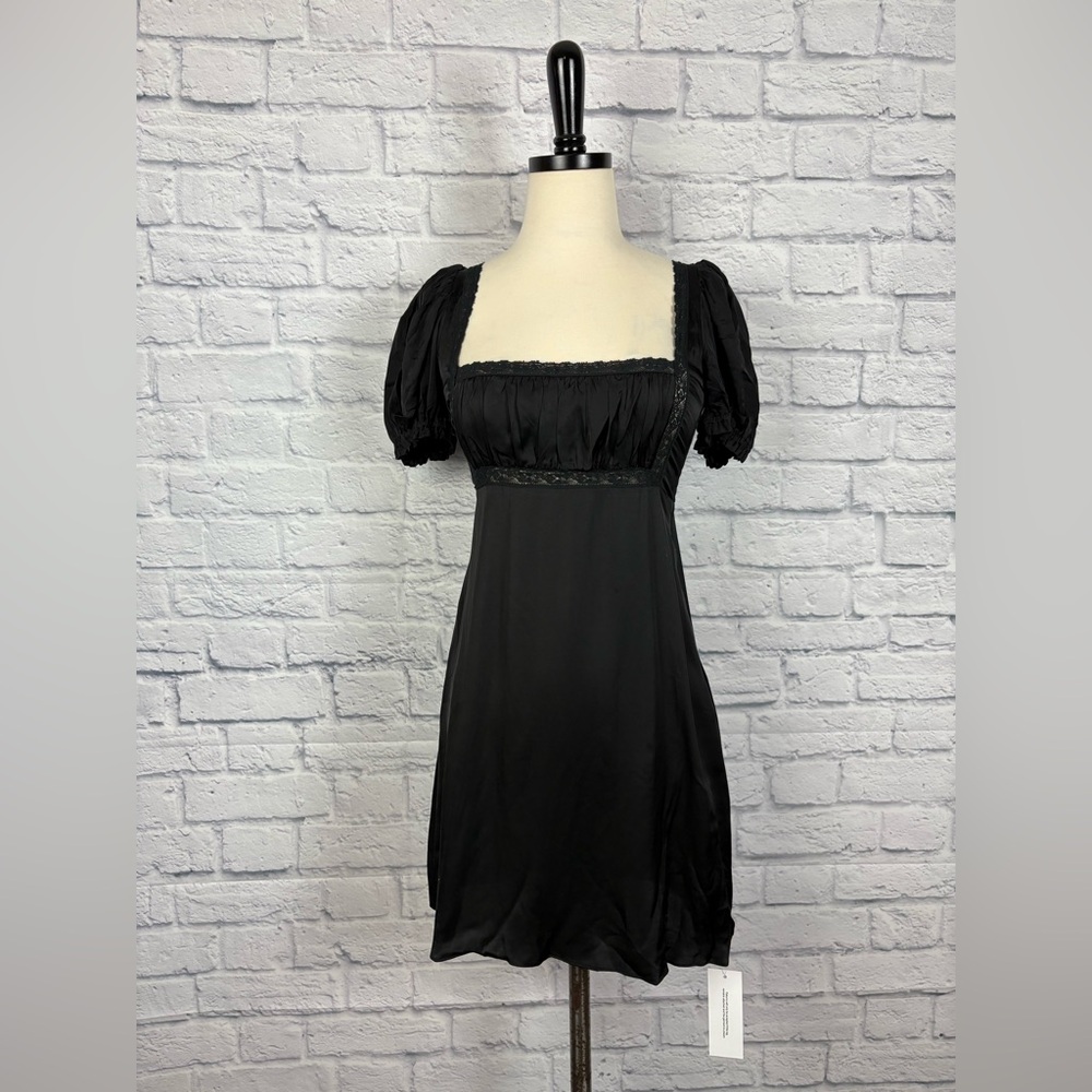 NWT Rumored Napa Valley Mini Dress | Black size S - Picture 2 of 7